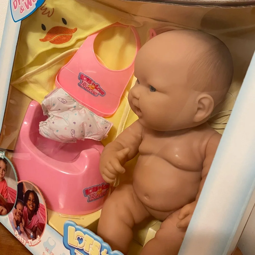 Vintage Drink & Wet Lots to Love Babies Doll Set Baby Potty Wetting Doll